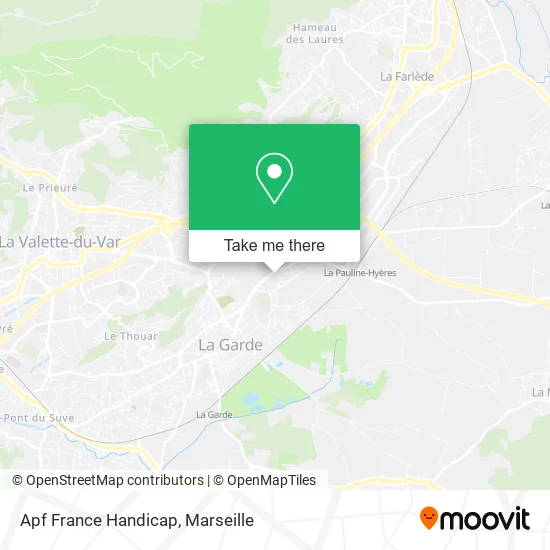 Apf France Handicap map