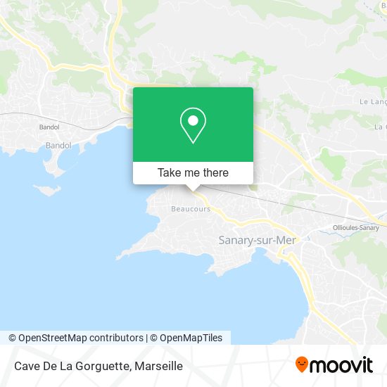 Mapa Cave De La Gorguette