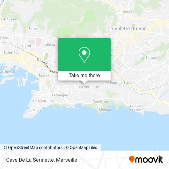 Cave De La Serinette map