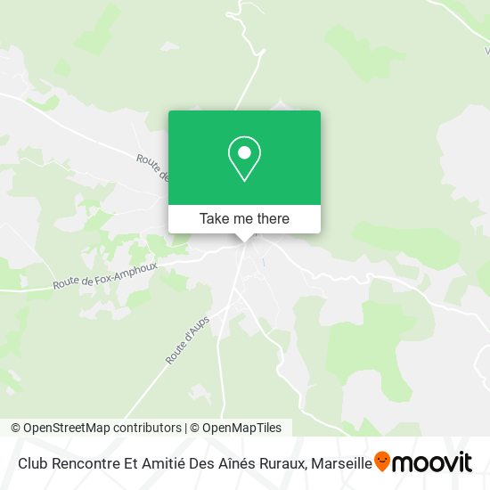 Club Rencontre Et Amitié Des Aînés Ruraux map