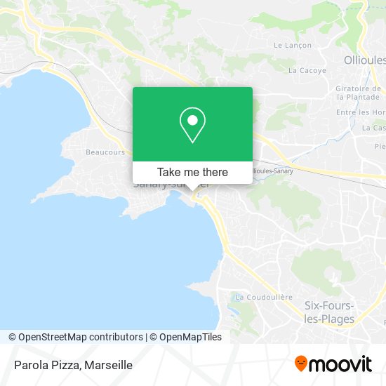 Parola Pizza map