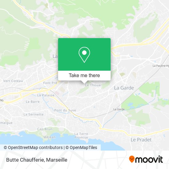 Butte Chaufferie map