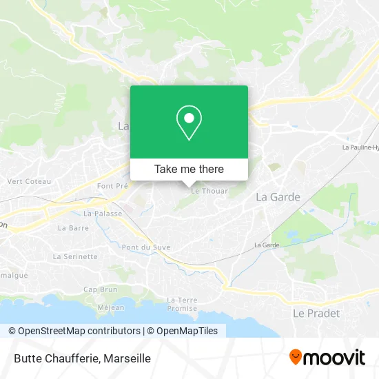 Butte Chaufferie map