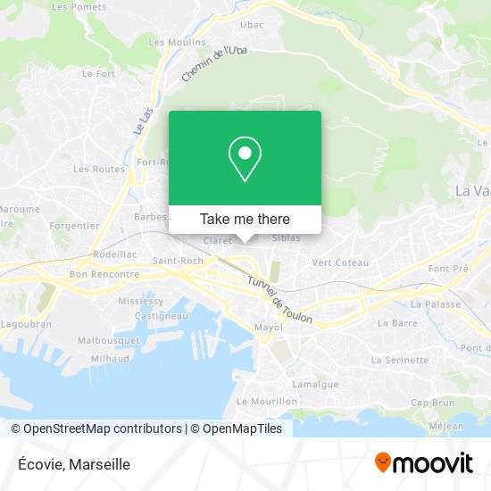Écovie map