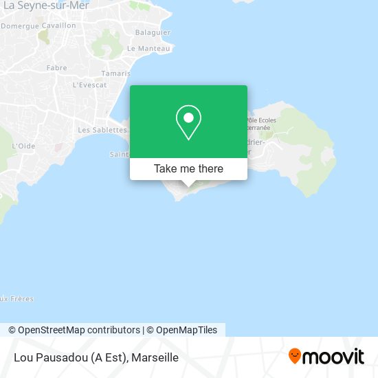 Lou Pausadou (A Est) map