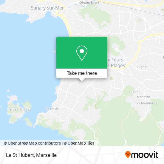 Le St Hubert map