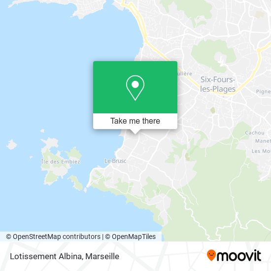 Lotissement Albina map