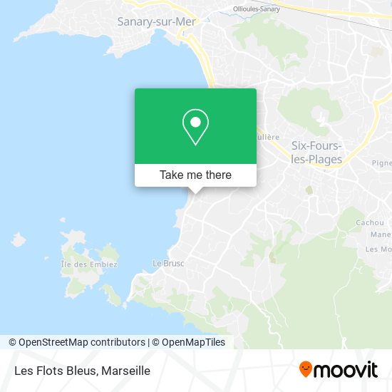 Les Flots Bleus map