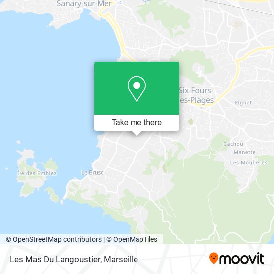 Les Mas Du Langoustier map