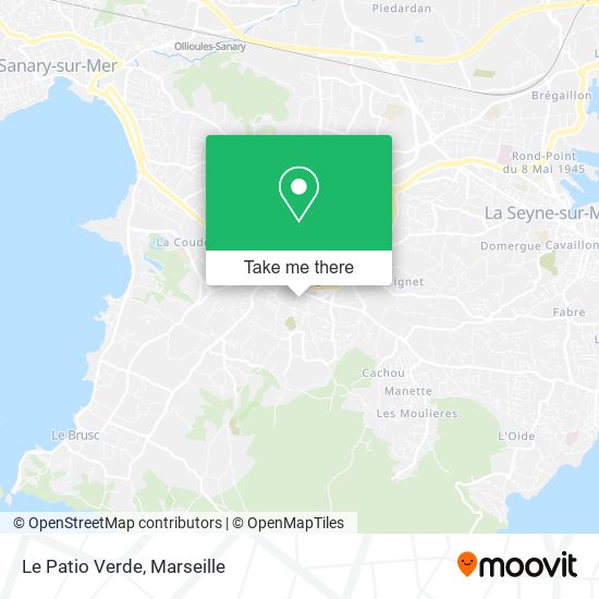 Le Patio Verde map