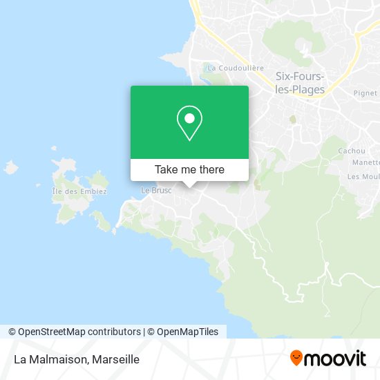 La Malmaison map