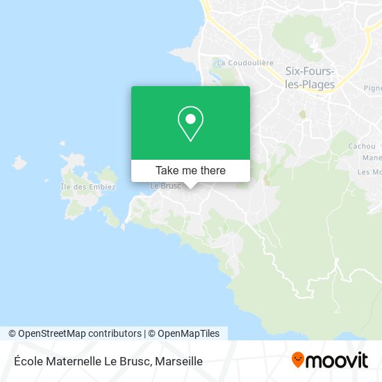 École Maternelle Le Brusc map