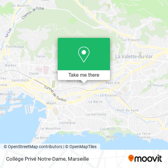 Collège Privé Notre-Dame map