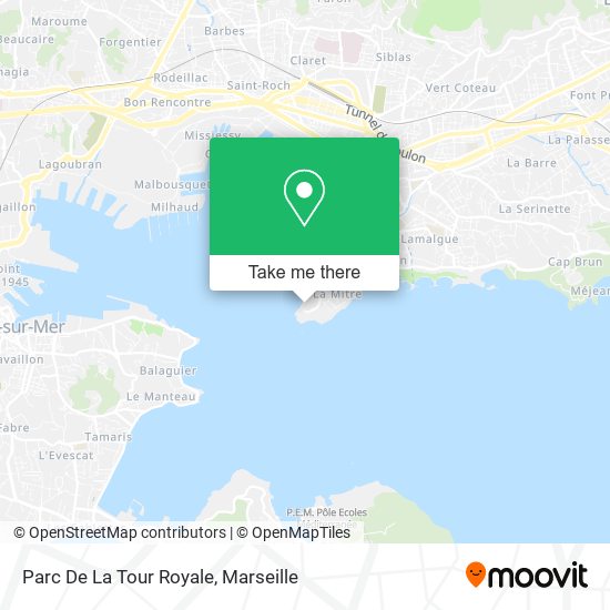 Parc De La Tour Royale map
