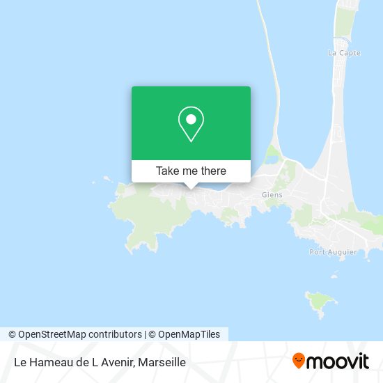 Le Hameau de L Avenir map
