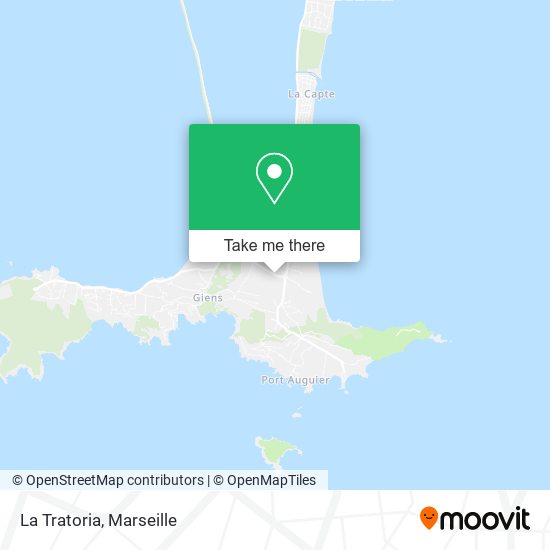 La Tratoria map
