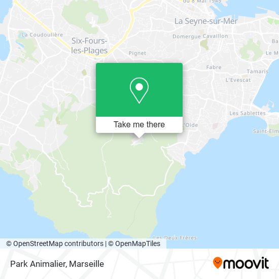 Park Animalier map