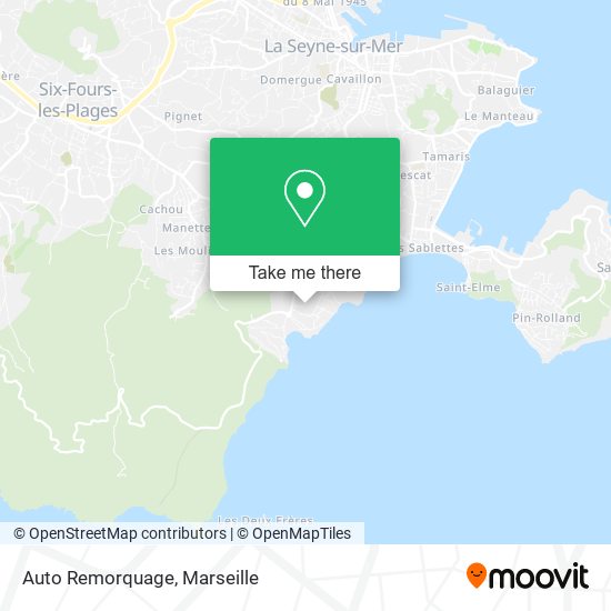 Auto Remorquage map