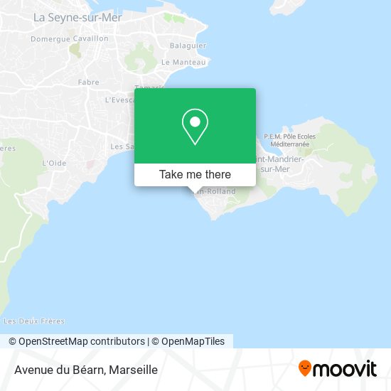 Avenue du Béarn map
