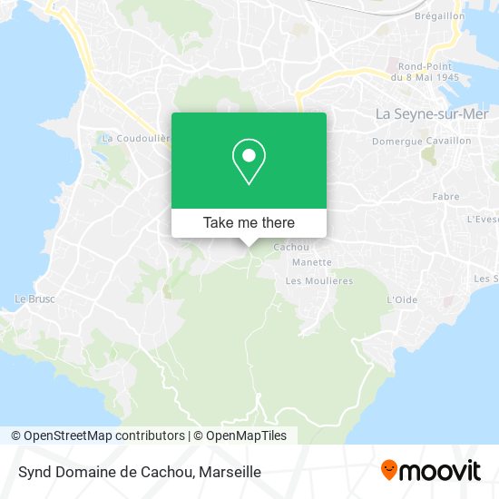 Synd Domaine de Cachou map