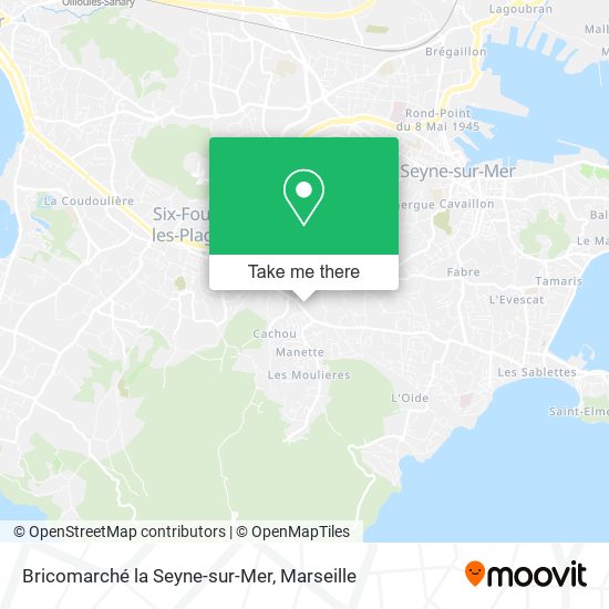 Bricomarché la Seyne-sur-Mer map