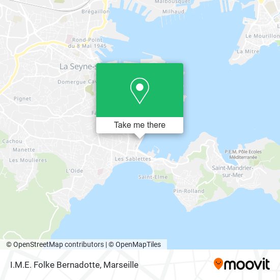 I.M.E. Folke Bernadotte map