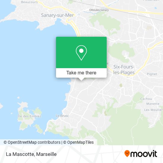 La Mascotte map