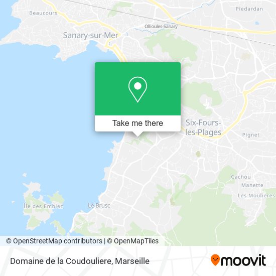 Domaine de la Coudouliere map