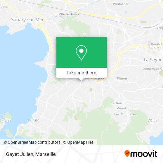 Gayet Julien map