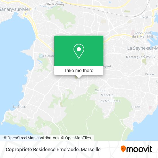 Copropriete Residence Emeraude map