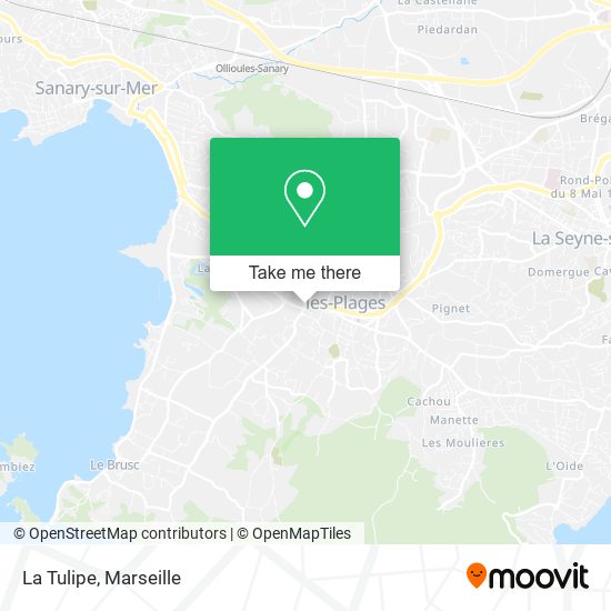 La Tulipe map