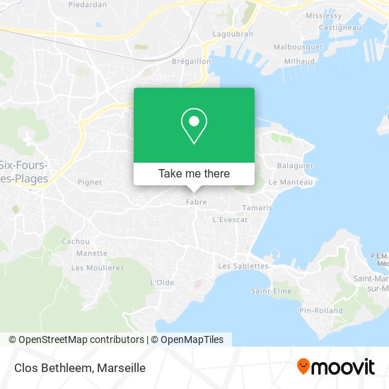 Clos Bethleem map