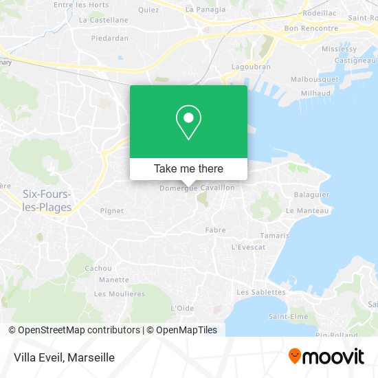 Villa Eveil map