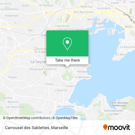 Carrousel des Sablettes map