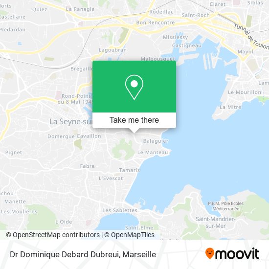 Dr Dominique Debard Dubreui map