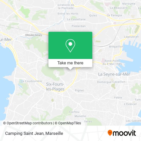 Camping Saint Jean map