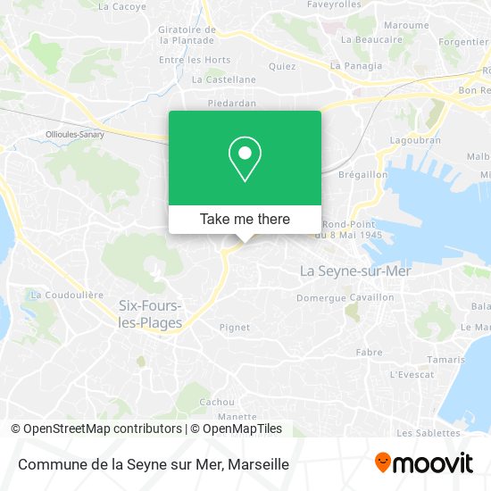Commune de la Seyne sur Mer map