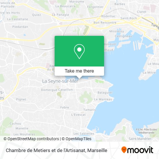 Chambre de Metiers et de l'Artisanat map