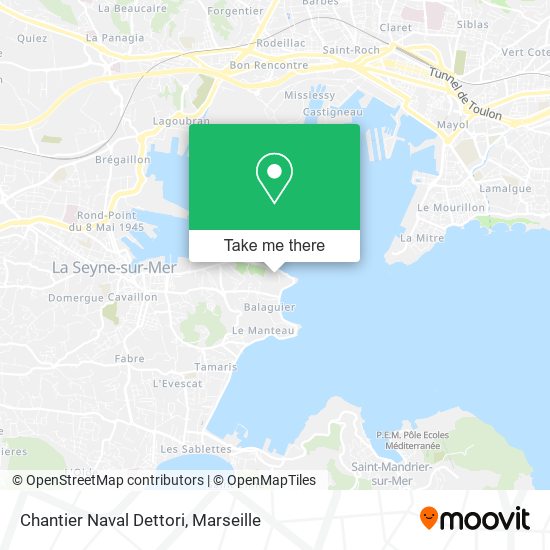 Chantier Naval Dettori map
