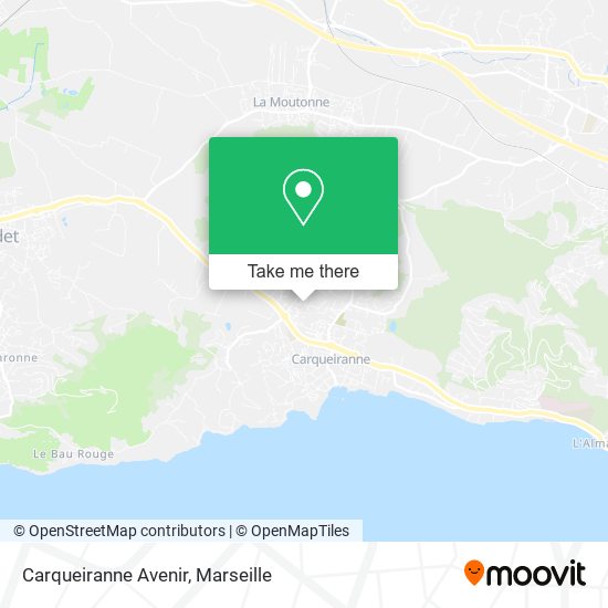 Carqueiranne Avenir map