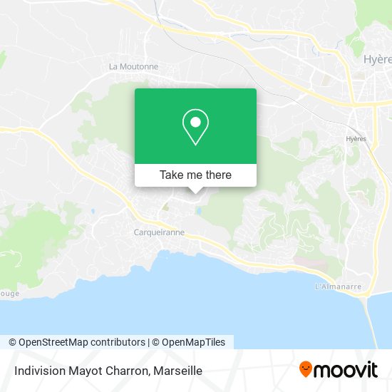 Indivision Mayot Charron map