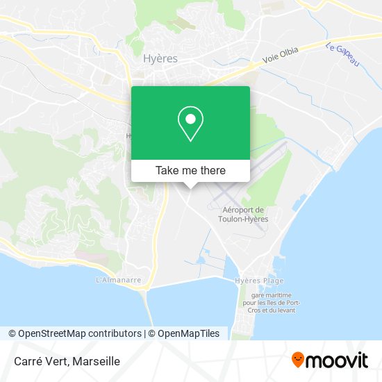 Carré Vert map