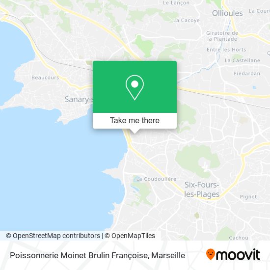 Poissonnerie Moinet Brulin Françoise map