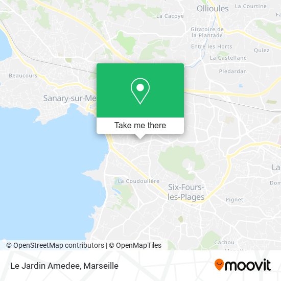 Le Jardin Amedee map