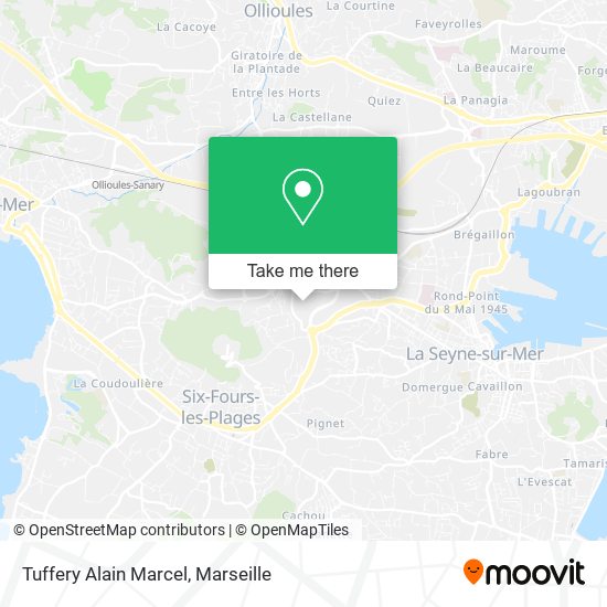 Tuffery Alain Marcel map