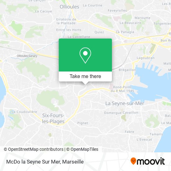 McDo la Seyne Sur Mer map