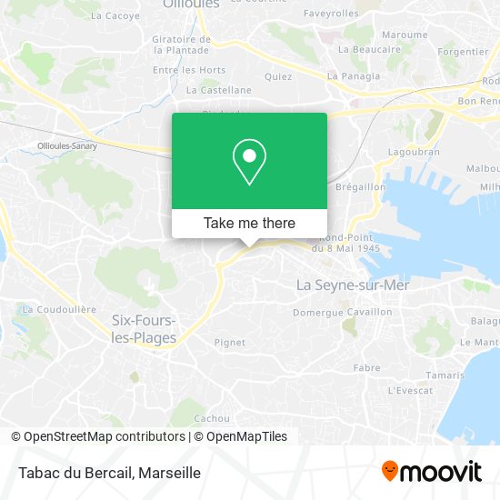 Tabac du Bercail map