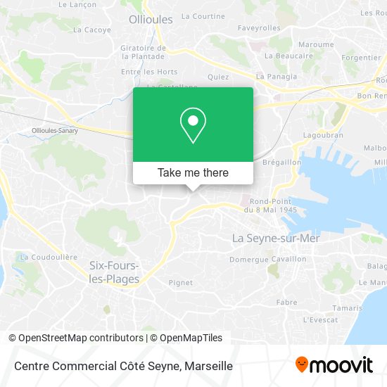 Centre Commercial Côté Seyne map