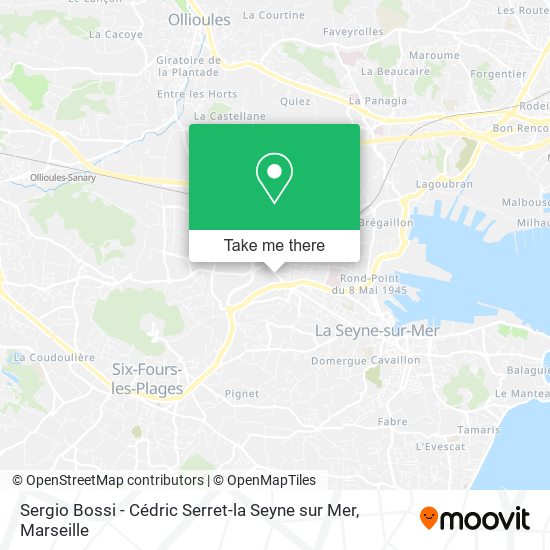 Sergio Bossi - Cédric Serret-la Seyne sur Mer map