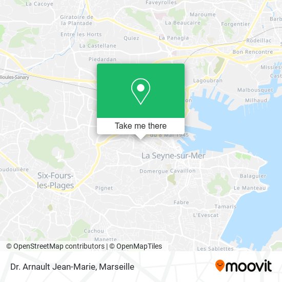 Dr. Arnault Jean-Marie map